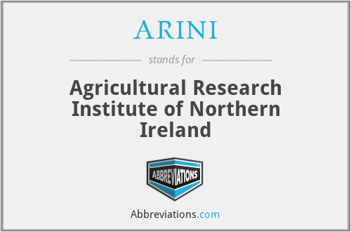 ARINI - Agricultural Research Institute of Northern Ireland