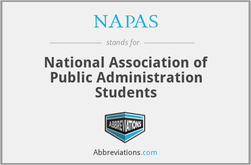 NAPAS - National Association of Public Administration Students