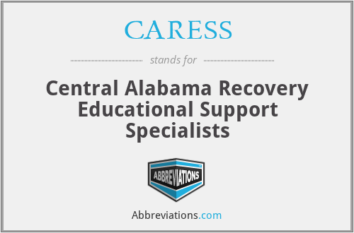 CARESS - Central Alabama Recovery Educational Support Specialists
