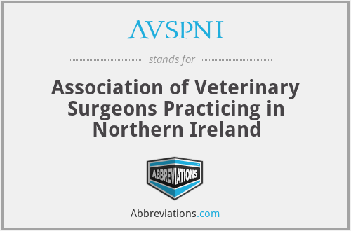 AVSPNI - Association of Veterinary Surgeons Practicing in Northern Ireland
