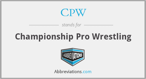 CPW - Championship Pro Wrestling