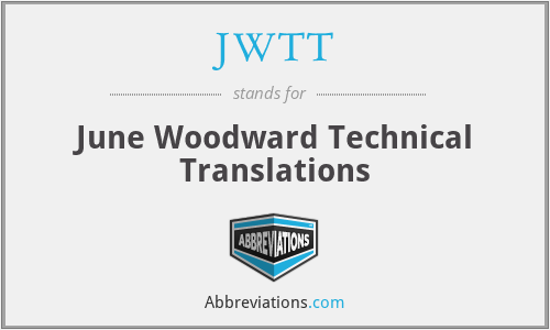 JWTT - June Woodward Technical Translations