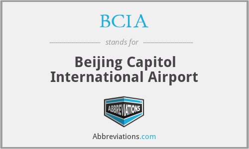 BCIA - Beijing Capitol International Airport