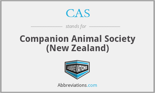 CAS - Companion Animal Society (New Zealand)