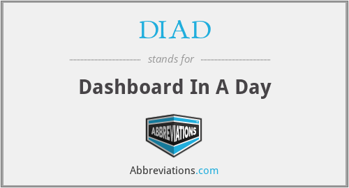 DIAD - Dashboard In A Day