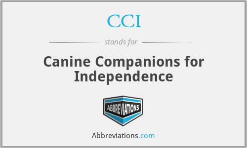 CCI - Canine Companions for Independence