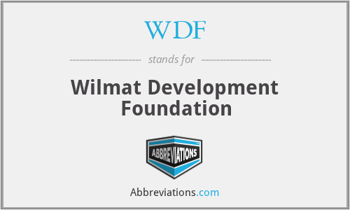 WDF - Wilmat Development Foundation