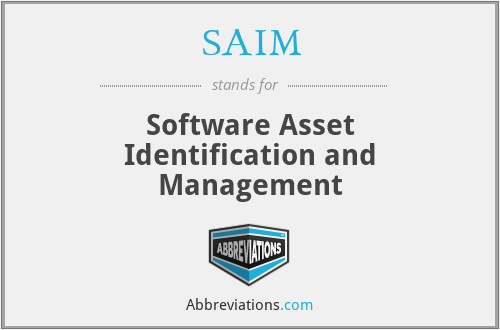 SAIM - Software Asset Identification and Management