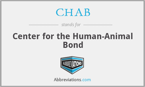CHAB - Center for the Human-Animal Bond