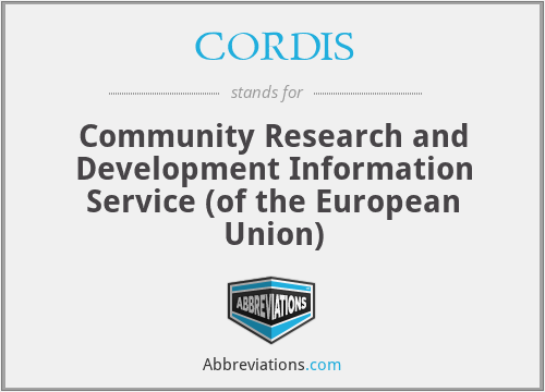 CORDIS - Community Research and Development Information Service (of the European Union)