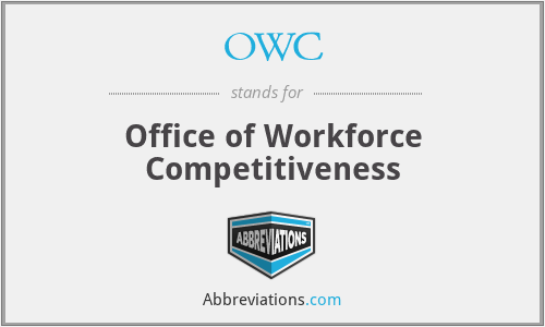 OWC - Office of Workforce Competitiveness