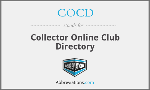 COCD - Collector Online Club Directory
