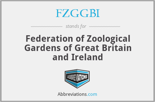 FZGGBI - Federation of Zoological Gardens of Great Britain and Ireland
