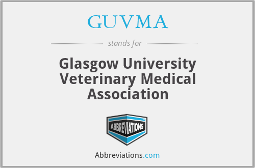 GUVMA - Glasgow University Veterinary Medical Association