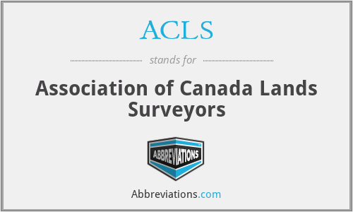 ACLS - Association of Canada Lands Surveyors