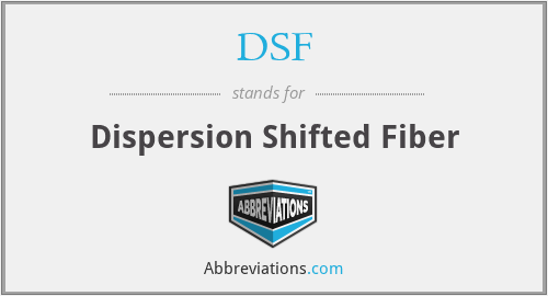 DSF - Dispersion Shifted Fiber