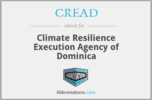 CREAD - Climate Resilience Execution Agency of Dominica