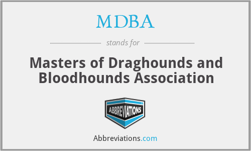 MDBA - Masters of Draghounds and Bloodhounds Association