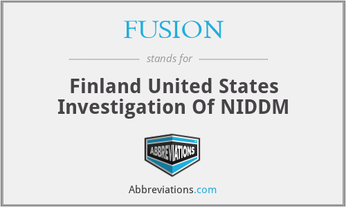 FUSION - Finland United States Investigation Of NIDDM