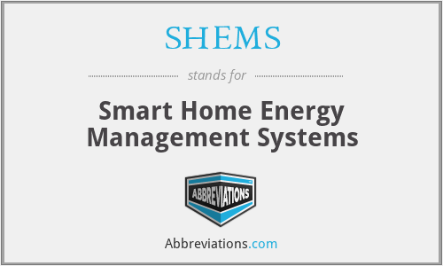 SHEMS - Smart Home Energy Management Systems
