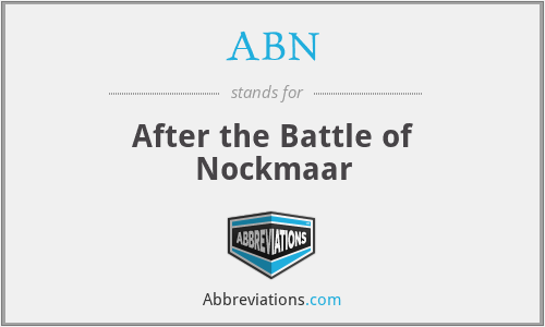 ABN - After the Battle of Nockmaar
