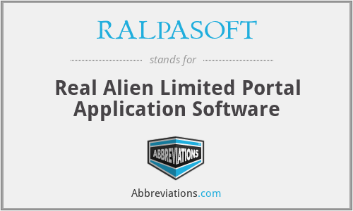 RALPASOFT - Real Alien Limited Portal Application Software
