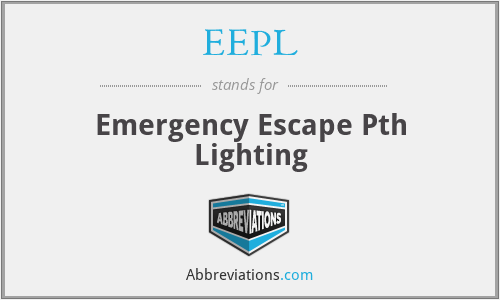 EEPL - Emergency Escape Pth Lighting