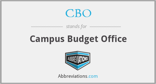 CBO - Campus Budget Office