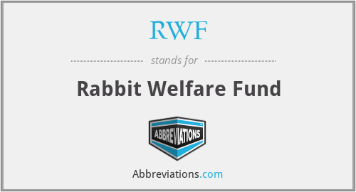 RWF - Rabbit Welfare Fund