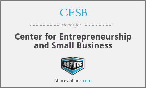 CESB - Center for Entrepreneurship and Small Business