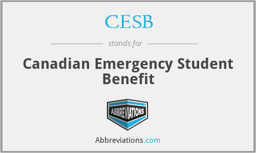 CESB - Canadian Emergency Student Benefit