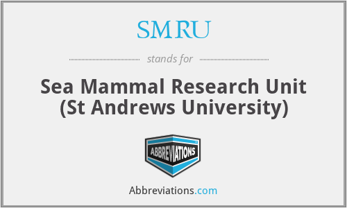 SMRU - Sea Mammal Research Unit (St Andrews University)