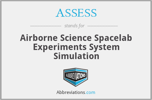 ASSESS - Airborne Science Spacelab Experiments System Simulation