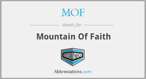 MOF - Mountain Of Faith