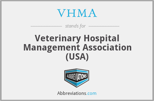 VHMA - Veterinary Hospital Management Association (USA)