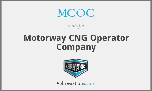 MCOC - Motorway CNG Operator Company