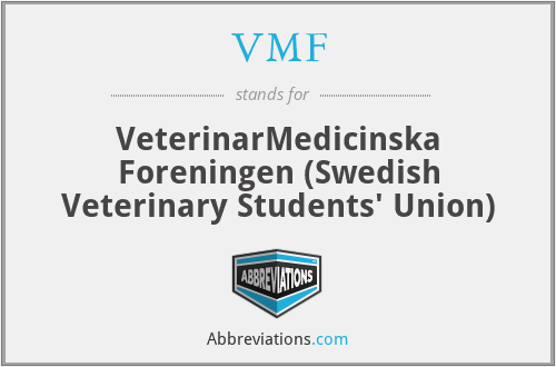 VMF - VeterinarMedicinska Foreningen (Swedish Veterinary Students' Union)