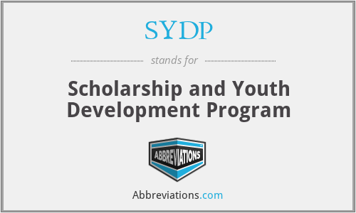 SYDP - Scholarship and Youth Development Program