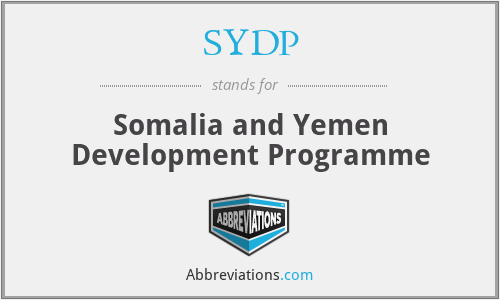SYDP - Somalia and Yemen Development Programme
