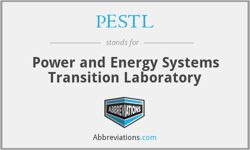 PESTL - Power and Energy Systems Transition Laboratory