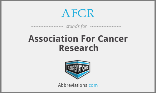 AFCR - Association For Cancer Research