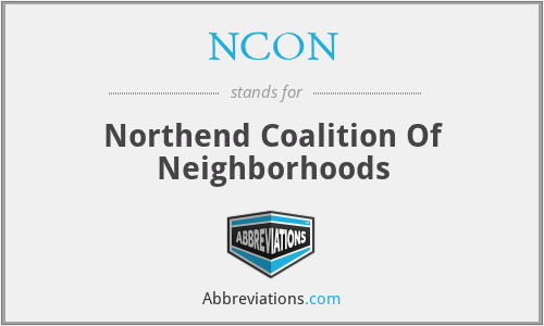 NCON - Northend Coalition Of Neighborhoods