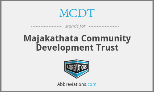 MCDT - Majakathata Community Development Trust