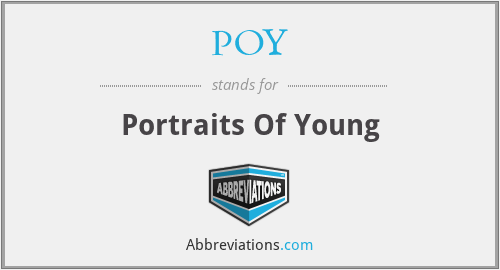 POY - Portraits Of Young