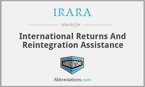 IRARA - International Returns And Reintegration Assistance