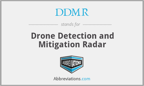 DDMR - Drone Detection and Mitigation Radar