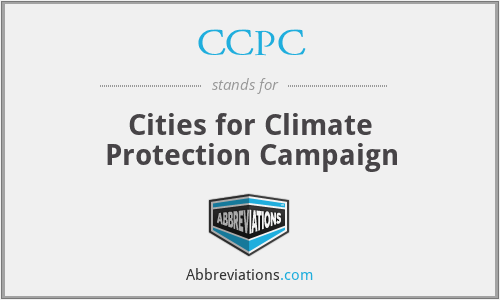 CCPC - Cities for Climate Protection Campaign