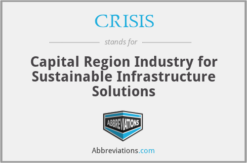 CRISIS - Capital Region Industry for Sustainable Infrastructure Solutions