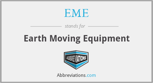 EME - Earth Moving Equipment