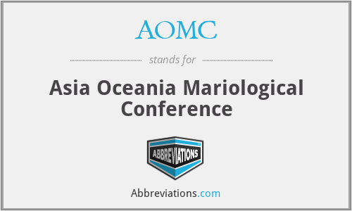 AOMC - Asia Oceania Mariological Conference